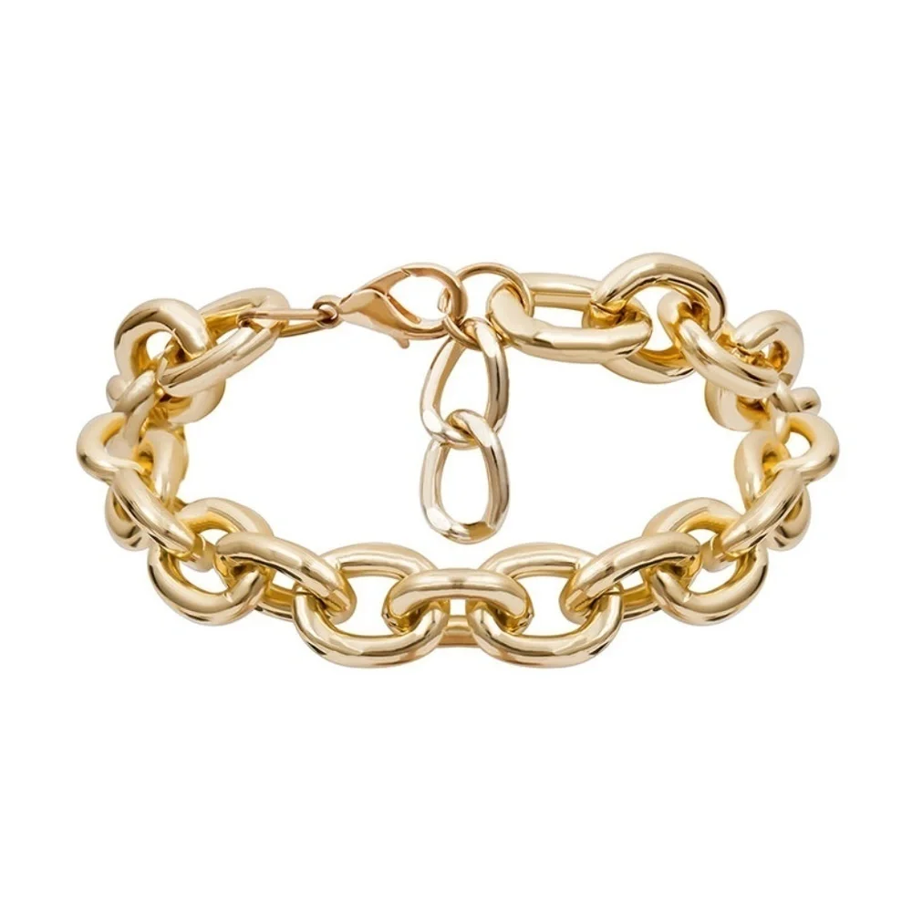 *IMOGEN* 3-Pc Gold Chain Fashion Bracelet Set